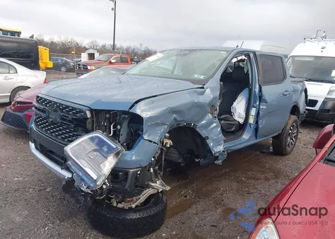 2024 Ford Ranger Lariat z USA, uszkodzony, nr VIN 1FTER4KH2RLE67731